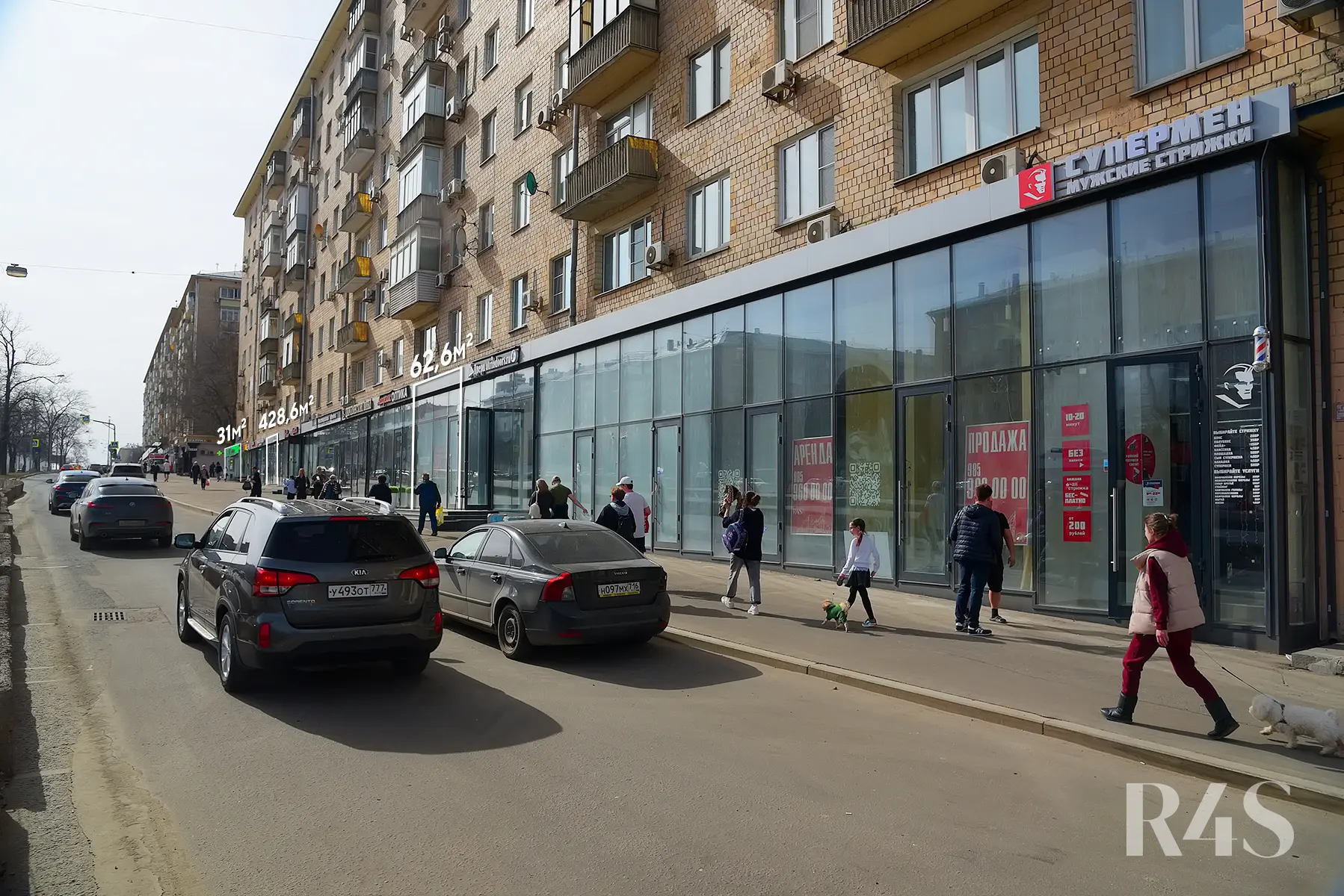 Продажа торговых помещений площадью 31 - 428.6 м2 в Москве:  Ленинский проспект, 78 R4S | Realty4Sale